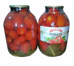 Томати консервовані БКЗ ДЕСНА, 3000г